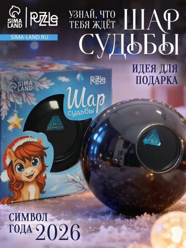 Puzzle Шар желаний «Загадай желание», лошадь, 7 см