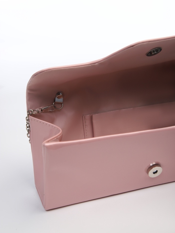Сумка женская на магните, цвет розовый