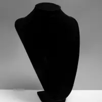 Бюст для украшений QF, 23&times;15&times;34 см, h=34 см, чёрный