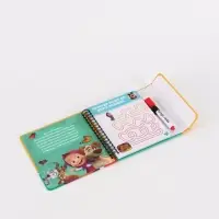 Многоразовая книга с играми &laquo;Маша и Медведь&raquo;, 30 мини-игр + маркер