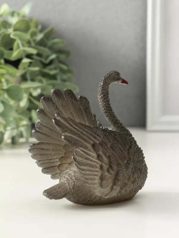 Фигурка для чайной церемонии Фигурка для чайной церемонии "Белая лебедь" меняет цвет 11х10х8 см