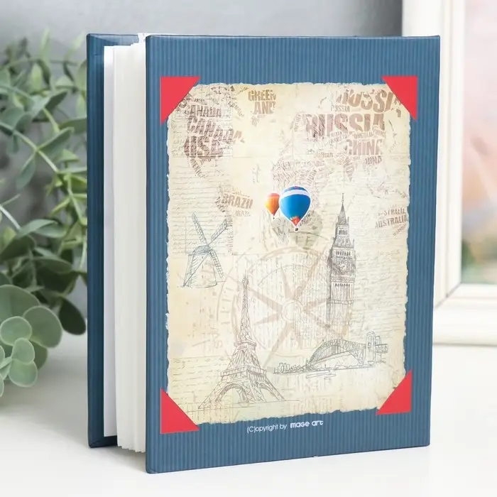 Фотоальбом на 100 фото 10×15 см Image Art «Путешествие», 50 листов Фотоальбом на 100 фото 10×15 см Image Art «Путешествие», 50 листов