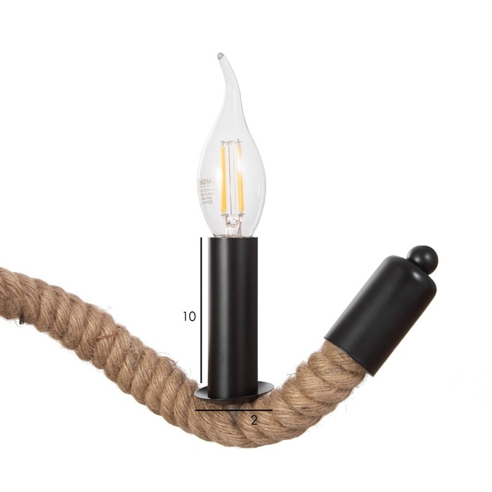 Светильник Светильник "Рори" 3хЕ14 40Вт 78х100 см черный