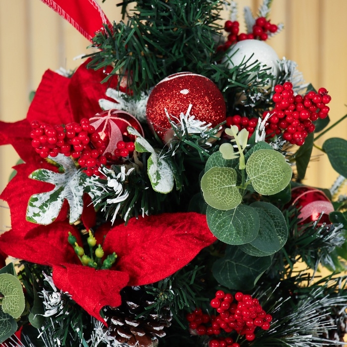 Ёлка декор  Ёлка декор "Веселый шарик" 49х22 см