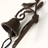Колокол настенный декоративный &laquo;Птица на ветке&raquo;, чугун, 24&times;12&times;7.5 см