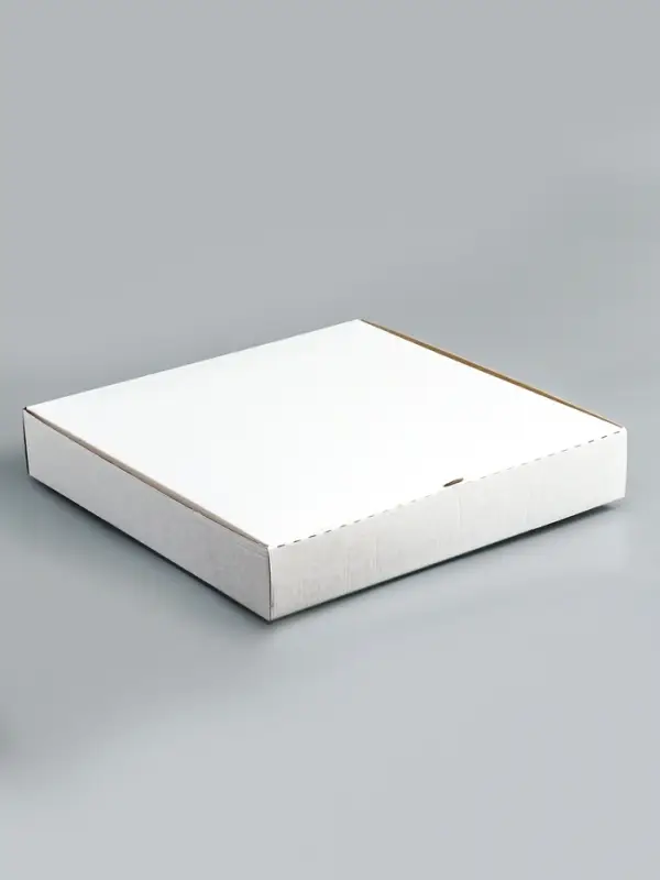 Упаковка для пиццы, белая, 36&times;36&times;6 см