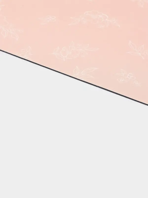 Коврик для сушки посуды Доляна Flowers, влаговпитывающий, 46&times;30.5 см, розовый