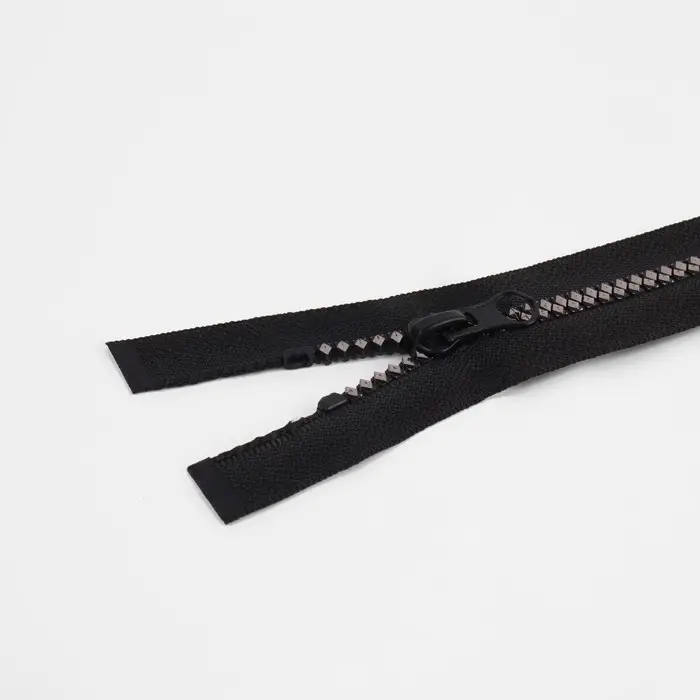 Молния «Трактор», №5, разъёмная, замок автомат, 80 см, чёрная