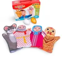 Кукольный театр &laquo;Курочка Ряба&raquo;, 4 куклы-перчатки, сценарий в стихах