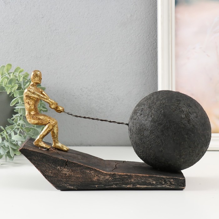 Сувенир полистоун "Сила духа" 17х12х29 см