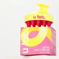 Массажная щетка для головы и мытья волос, URAL LAB