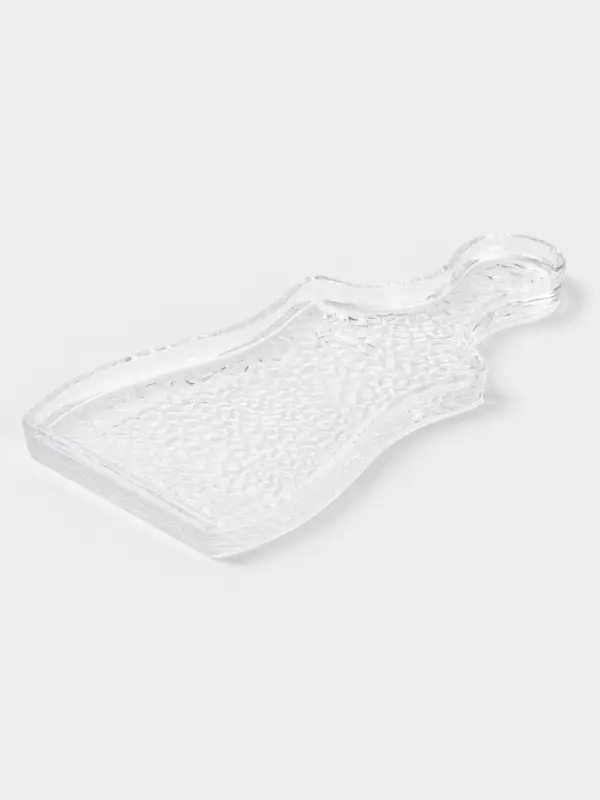 Блюдо сервировочное &laquo;Флес&raquo;, 18&times;8.8 см, стекло, прозрачное