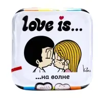 Конфеты освежающие Love is, в форме сердца, со вкусом клубники, 20 г
