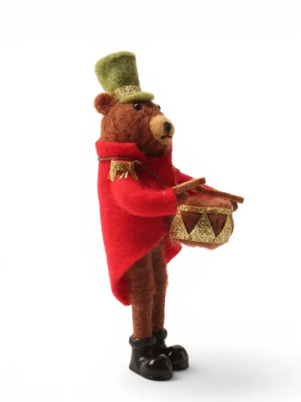 Сувенир &laquo;Медвежонок-барабанщик в красном мундире&raquo; 5.5&times;6&times;15.5 см