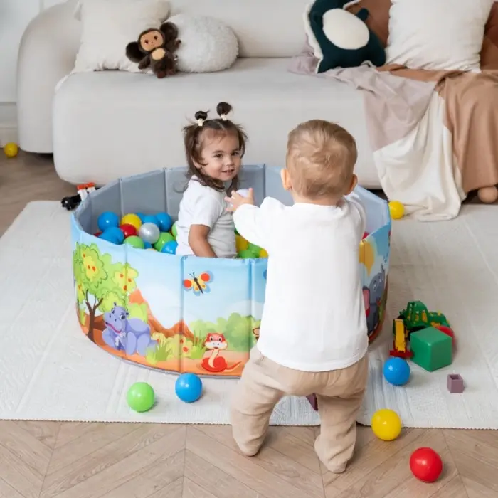 Сухой бассейн  Сухой бассейн "Сафари", складной, без шариков ДМФ-МК-02.61.02