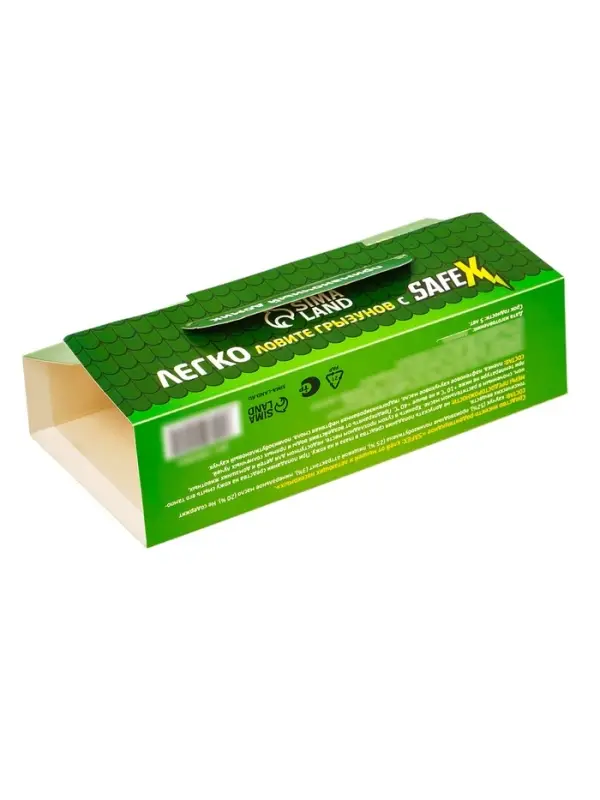 Клеевая ловушка Домик SAFEX, большая, с запахом арахиса, 1 шт.