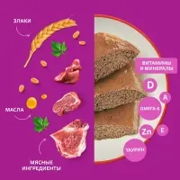 Влажный корм Whiskas для кошек, говядина/печень, паштет, 75 г