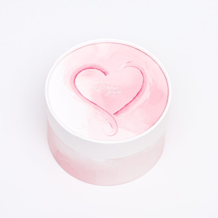 Набор шляпных коробок 3 в 1 "Сердце" , завальцованная, 16 х 10, 14 х 9, 13 х 8,5 см