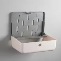 Диспенсер для бумажных полотенец в листах, пластиковый (макс. 200 шт.), 27&times;11&times;20.5 см, цвет белый