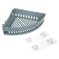 VETTA Classic Полка настенная угловая (большая), пластик, 35x25x7 см, оливковый