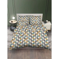 Постельное белье 1,5сп бязь 145гр/м2 цветная&nbsp;(нав.50х70-1шт) микс