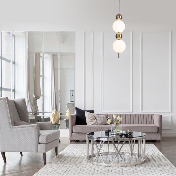 Светильник Светильник "Боул" LED 5+5Вт 6000К латунь 15х15х52-152см