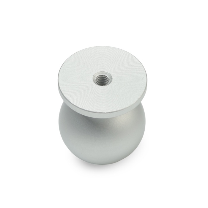 Ручка-кнопка CAPPIO RK146, d=25 мм, цвет матовый хром, 8 шт. Ручка-кнопка CAPPIO RK146, d=25 мм, цвет матовый хром, 8 шт.