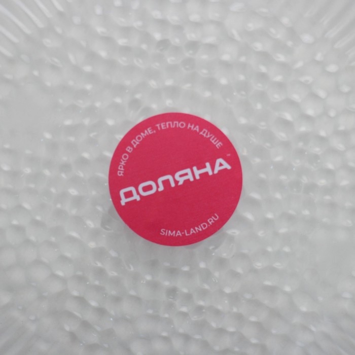 Блюдо Доляна «Лёгкость», d=23,5 см, цвет прозрачный Блюдо Доляна «Лёгкость», d=23,5 см, цвет прозрачный