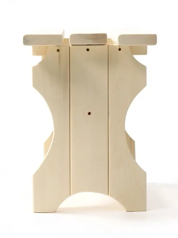 Лавка деревянная, резная №1 90х42х30 см