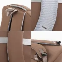 Рюкзак школьный, &laquo;Уставший кот&raquo;, 5 карманов, 2 отделения, 31&times;13.5&times;45 см, коричневый