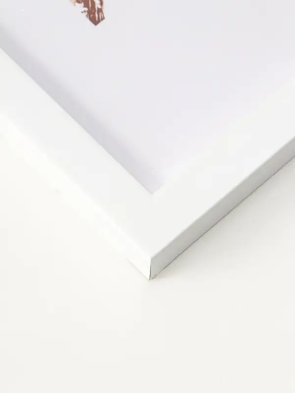 Фоторамка для фото 20&times;30 см &laquo;МИРАМ&raquo;, пластик, белый, (пластиковый экран)