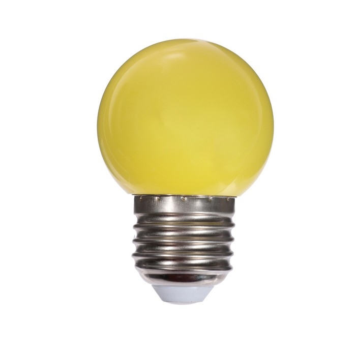Лампа светодиодная Luazon Lighting, G45, Е27, 1.5 Вт, для белт-лайта, мульти, наб 20 шт Лампа светодиодная Luazon Lighting, G45, Е27, 1.5 Вт, для белт-лайта, мульти, наб 20 шт