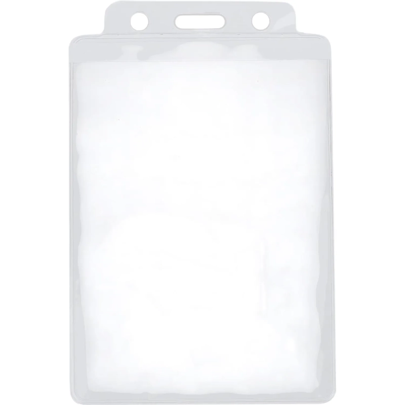 Бейдж 77x118мм Attache д/карт 71х100мм тесьма вертик.1017, 10 шт