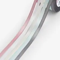 Лента атласная, набор 5 шт., 6 мм, 23 м&plusmn;1 м, пастельная