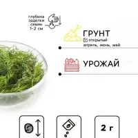 Семена Укроп &laquo;Голубая ель&raquo;, 2 г