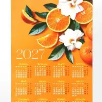 Календарь 2027, настенный, А3 &laquo;Апельсины&raquo;
