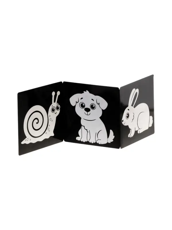 Набор картонных книжек-гармошек Набор картонных книжек-гармошек "Смотри, малыш!", 6 шт.