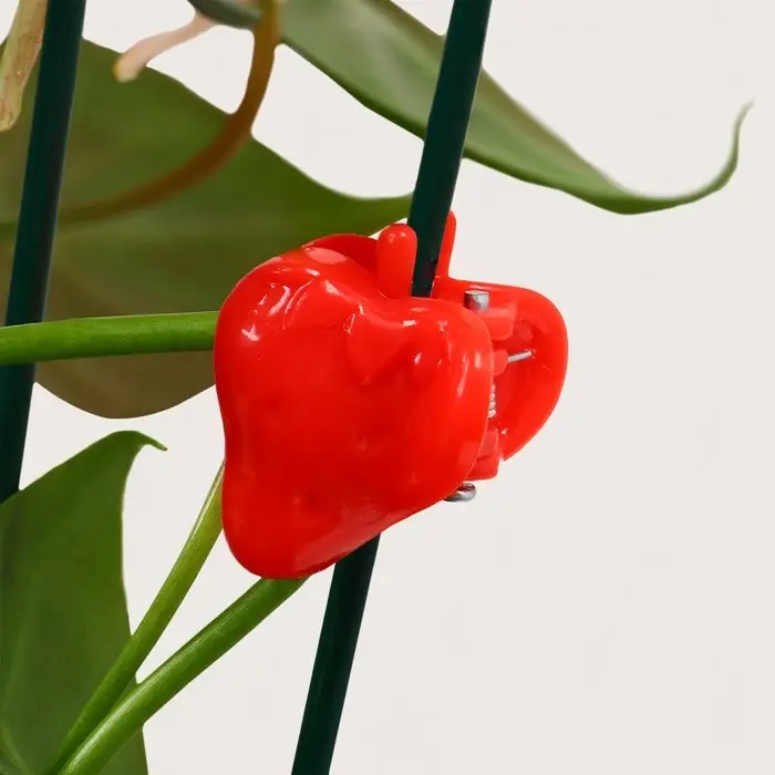 Клипса для растений «Клубника», набор 10 шт., МИКС, Greengo Клипса для растений «Клубника», набор 10 шт., МИКС, Greengo