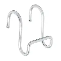 Крючок двойной тм VETTA, хромированная сталь