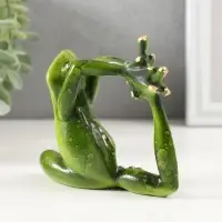 Фигурка полистоун &laquo;Лягуха - йога&raquo;, 9.5&times;6&times;11 см