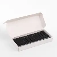 Кусачки книпсер маникюрные, 5.5 см, в коробке, цвет чёрный, серебристый