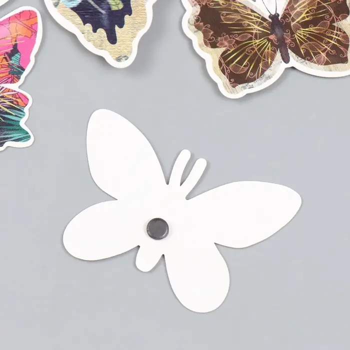 Набор магнитов на холодильник «Цветочные», 12 шт., картон, h=4-10 см Набор магнитов на холодильник «Цветочные», 12 шт., картон, h=4-10 см