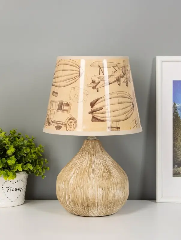 Настольная лампа Настольная лампа "Селано" Е14 40Вт белый 20х20х23 см RISALUX