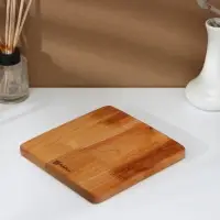 Тарелка Adelica &laquo;Классика&raquo;, 19&times;1.8 см, пропитана минеральным маслом, дерево, берёза