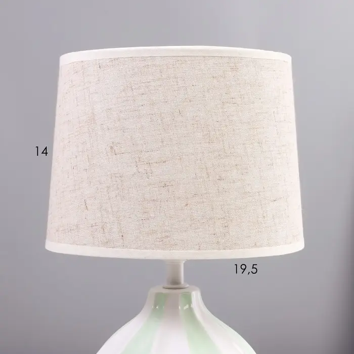 Настольная лампа &laquo;Лейла&raquo; Е14 40 Вт салатовая 20&times;20&times;33 см RISALUX