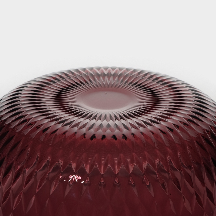 Салатник стеклянный «Идиллия», 350 мл, d=12 см, цвет лилак Салатник стеклянный «Идиллия», 350 мл, d=12 см, цвет лилак