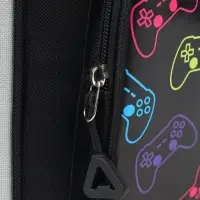 Ранец с эргономичной спинкой квадратный с доп. элементами "Gamer"