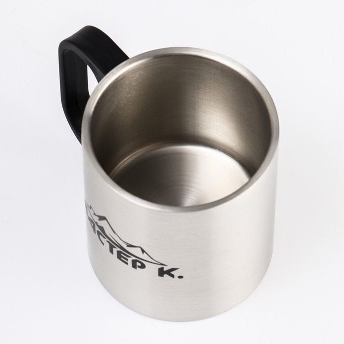 Термокружка, 180 мл, Туризм  Термокружка, 180 мл, Туризм "Мастер К", сохраняет тепло 2 ч, хром