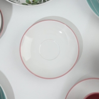 Набор посуды на 4 персоны Dolce Ceramo. «Пасха. Лесные персонажи», 16 предметов: 4 тарелки 23 см, 4 миски 14,5 см, 4 кружки 250 мл, 4 блюдца 15 см