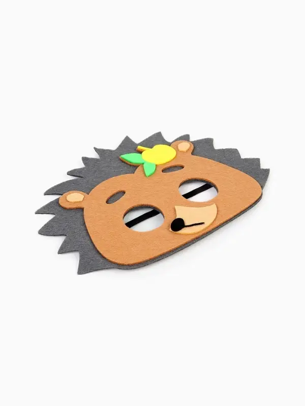 Карнавальный костюм "Ёжик", жилет, шорты, маска фетр, рост 92-116  см